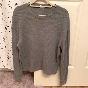 Long Sleeve Gray Thermal Shirt Gap